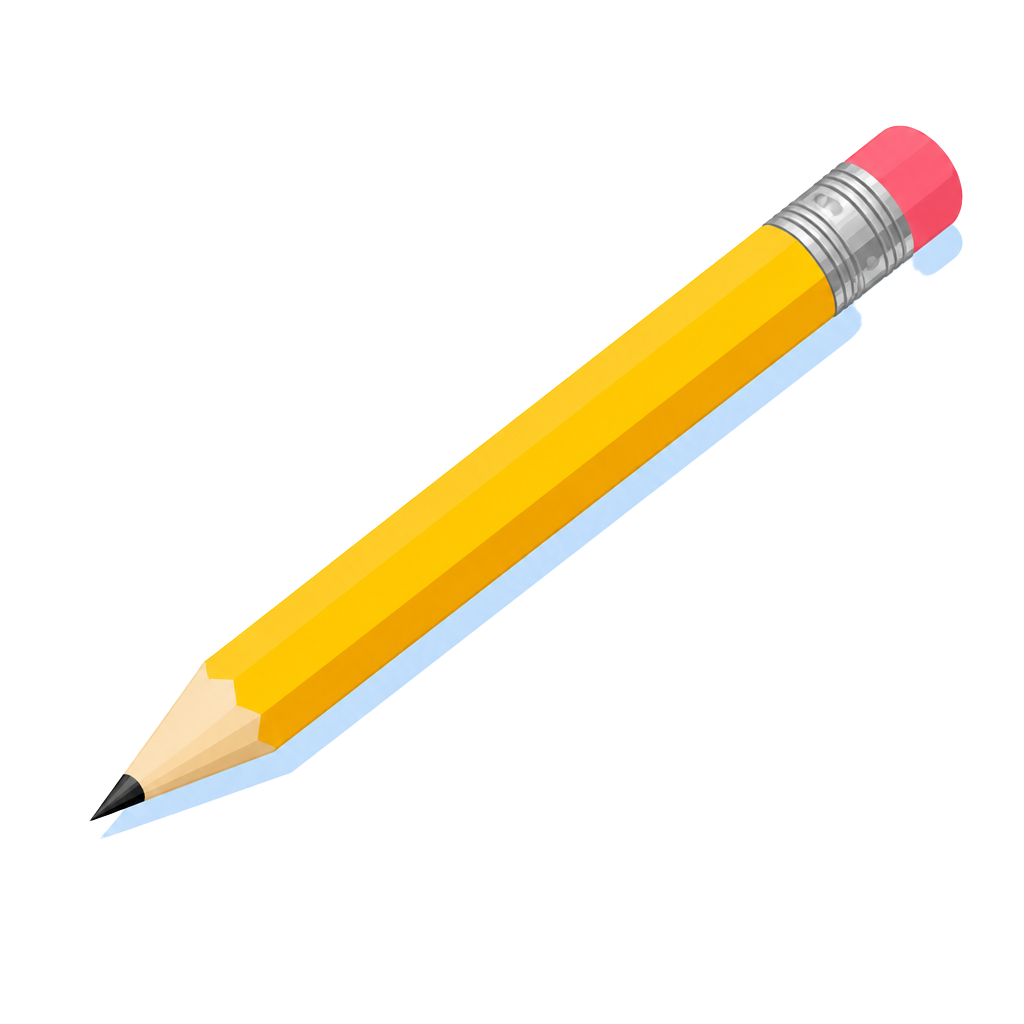 Yellow pencil illustration